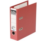 Elba Rado Plast binder for A5 upright format, dark red, 7.5 cm spine