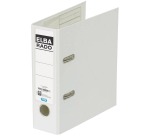 Elba Rado Plast binder for A5 size upright, white, 7.5 cm spine