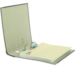 Oxford Rado binder, folio size, cardboard, 5 cm spine, black