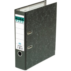 Oxford Rado classeur, ft folio, en carton, dos de 8 cm, noir