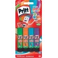 Pritt plakstift Fun Colors 10 g, blister van 4 stuks