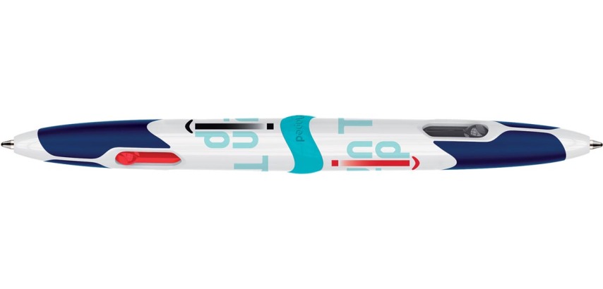 Maped Twin Tip stylo 4 couleurs, moyen, 4 couleurs d'encre classique