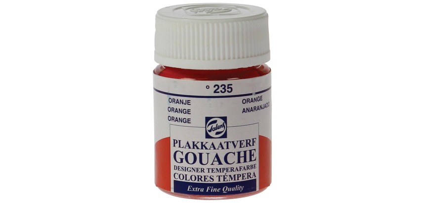 Talens gouache Extra Fine flacon de 16 ml, orange