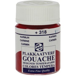 Talens gouache Extra Fine flacon de 16 ml, carmin