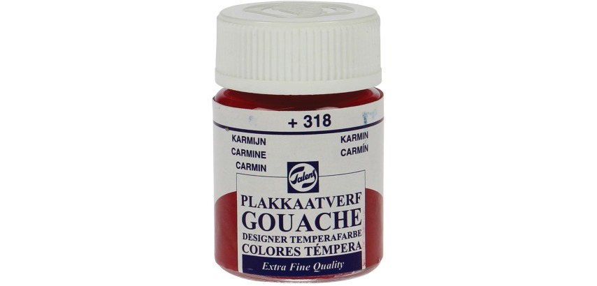 Talens gouache Extra Fine flacon de 16 ml, carmin