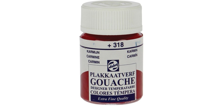 Talens gouache Extra Fine flacon de 16 ml, carmin