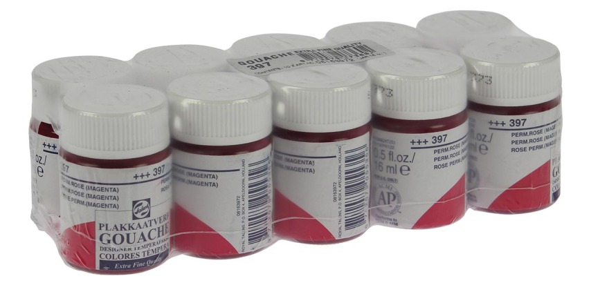 Talens Gouache Extra Fein Flasche 16 ml, permanentrosa (Magenta)