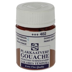 Talens gouache Extra Fine flacon de 16 ml, brun foncé