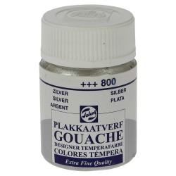 Talens gouache Extra Fine flacon de 16 ml, argent