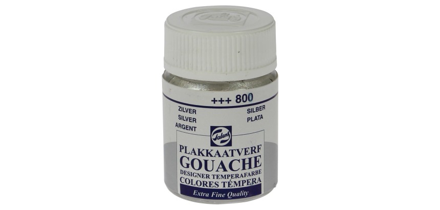 Talens gouache Extra Fine flacon de 16 ml, argent