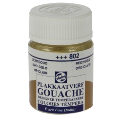 Talens gouache Extra Fine flacon de 16 ml, or clair