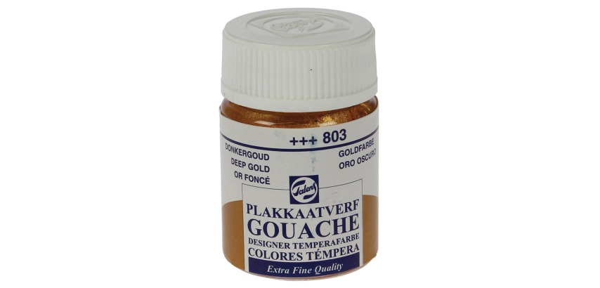 Talens gouache Extra Fine flacon de 16 ml, or foncé