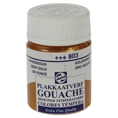 Talens gouache Extra Fine flacon de 16 ml, or foncé