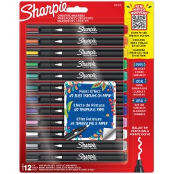 Sharpie marqueur peinture, blister de 12 pièces, assorti