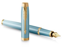 Parker IM Rituals vulpen, turkoois GT, fijn, giftbox