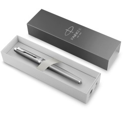 Parker IM Rituals stylo plume, gris CT, fine, giftbox