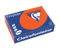 Clairefontaine Trophée Intens, papier couleur, A4, 210 g, 250 feuilles, églantine