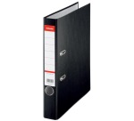 Esselte lever arch file, cardboard, A4 size, 5 cm spine, black