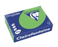 Clairefontaine Trophée Intens, papier couleur, A4, 210 g, 250 feuilles, vert menthe