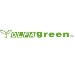 Olfa Cutter L-1 Green, 18 mm, yellow