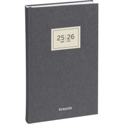 Brepols journal de classe Saturnus 16 mois Essenz, anthracite, 2025-2026