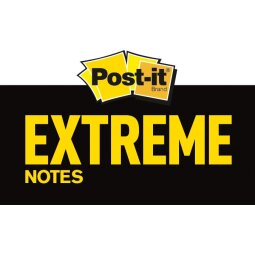 Post-it® Extreme Notes, ft 114 x 171 mm, 2 blokken van 25 blaadjes, geassorteerde kleuren