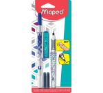 Maped roller Classic, sur blister avec 2 recharges et 1 effaceur