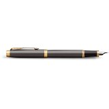 Parker IM Premium Stylo plume, gris GT, moyen, giftbox