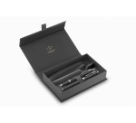 Stylo bille et stylo plume Parker IM avec étui Black CT Medium 3 pièces
