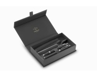 Balpen en vulpen Parker IM met etui black CT medium 3 stuks