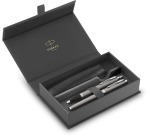 Balpen en vulpen Parker IM met etui stainless steel CT medium 3 stuks