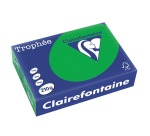 Clairefontaine Trophée Intens, papier couleur, A4, 210 g, 250 feuilles, vert billard