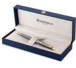Waterman Hémisphère Metalic stylo bille, gris GT, moyen, giftbox