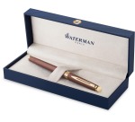 Waterman Hémisphère Metalic roller, fin, cuivre GT, giftbox