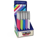 Parker Jotter Originals balpen 90's, medium, geassorteerde kleuren, display van 20 stuks