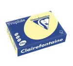 Clairefontaine Trophée Pastel, gekleurd papier, A4, 210 g, 250 vel, kanariegeel