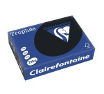 Clairefontaine Trophée Pastel, papier couleur, A4, 210 g, 250 feuilles, zwart