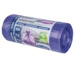 DONAU PROFESSIONAL trash bag, 18 microns, 49 x 66 cm, lavender, pack of 24 pieces