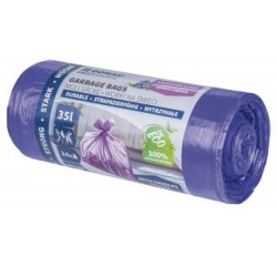 DONAU PROFESSIONAL trash bag, 18 microns, 49 x 66 cm, lavender, pack of 24 pieces
