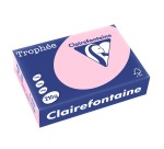 Clairefontaine Trophée Pastel, gekleurd papier, A4, 210 g, 250 vel, roze