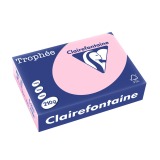 Clairefontaine Trophée Pastel, gekleurd papier, A4, 210 g, 250 vel, roze