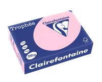 Clairefontaine Trophée Pastel, papier couleur, A4, 210 g, 250 feuilles, rose