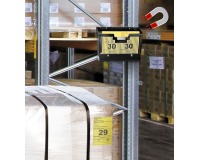 CEP First wandfolderhouder horizontaal, 1 vak, magnetisch, zwart