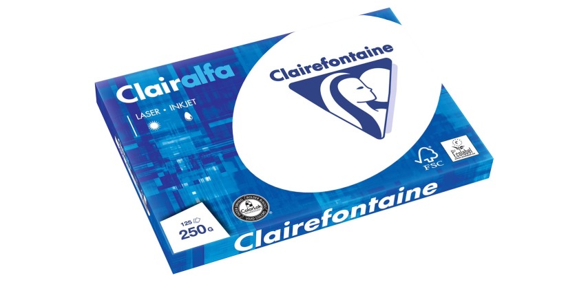 Clairefontaine Clairalfa presentation paper A3, 250 g, pack of 125 sheets