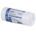 DONAU PROFESSIONAL garbage bag, 12 microns, size 56 x 44 cm, 20 liters, white, pack of 20 pieces