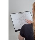 Maul Clipboard A3 Landscape PS Black