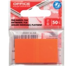 OFFICE products index, 25 x 43 mm, sachet suspendu de 50 pièces, orange