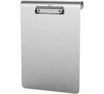 MAULmedic clipboard A4 portrait stainless steel clip aluminum