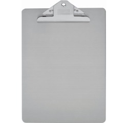 Porte-bloc MAUL A4 portrait pince plaque inox