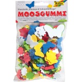 Folia mosgummi figuren bloemen en vlinders